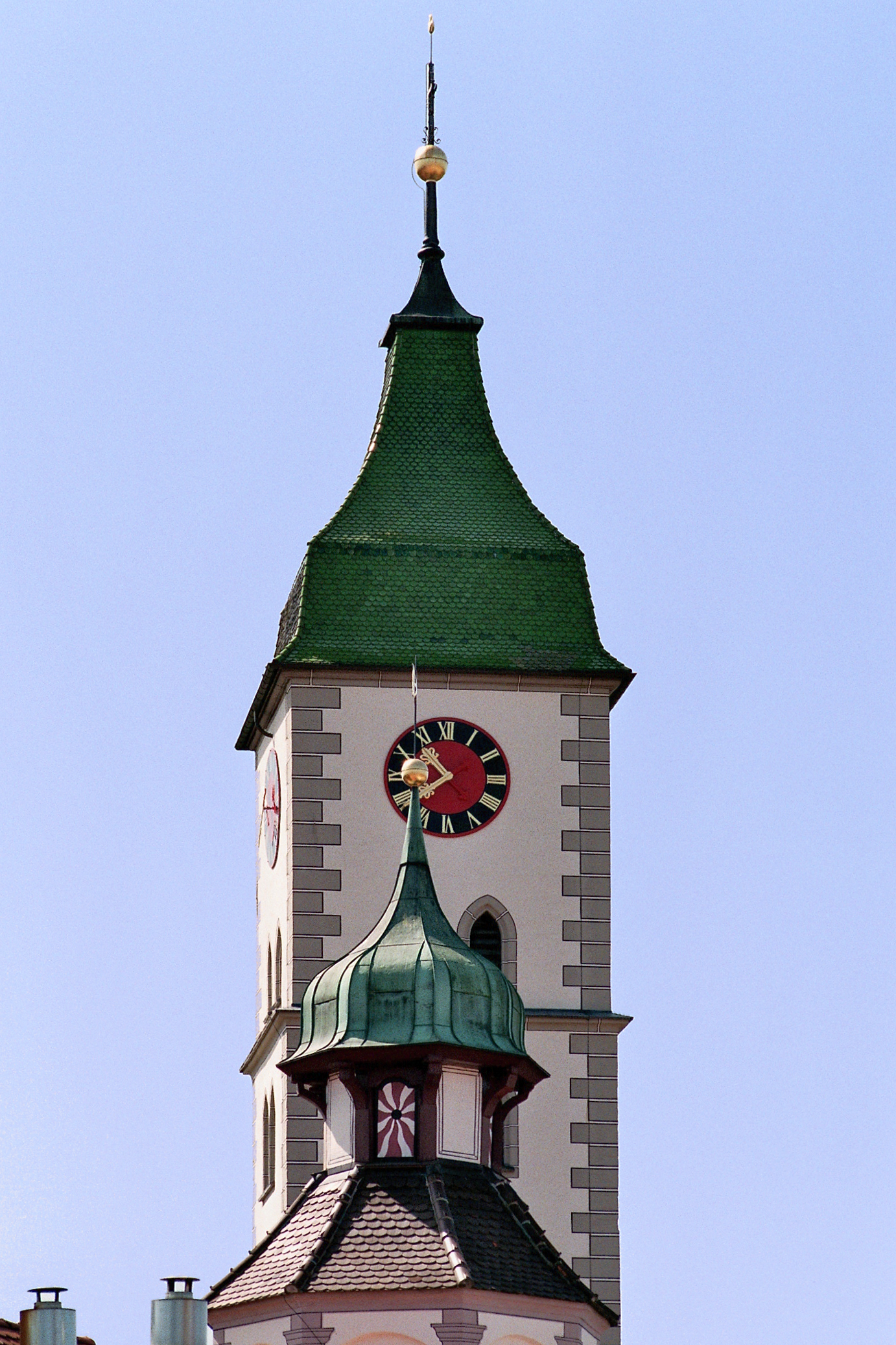 St_Martins_Kirche_Kirchturm in Wangen in der Nähe der St. Martins Apotheke