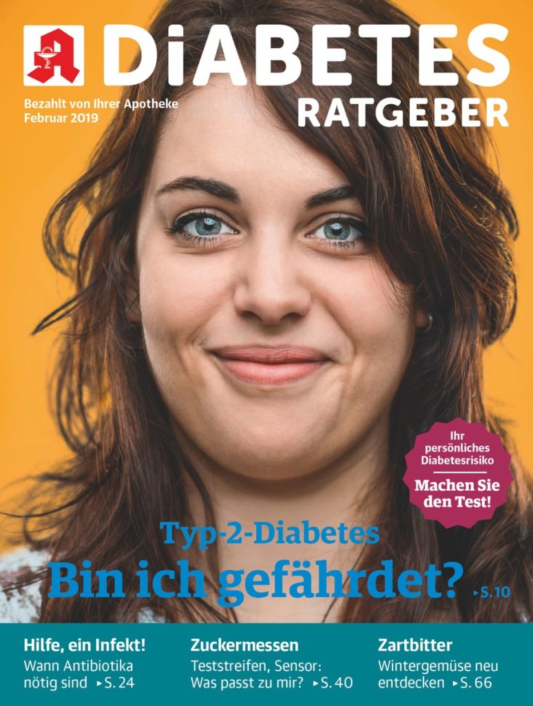 Diabetes Ratgeber Apotheken Zeitschrift Cover